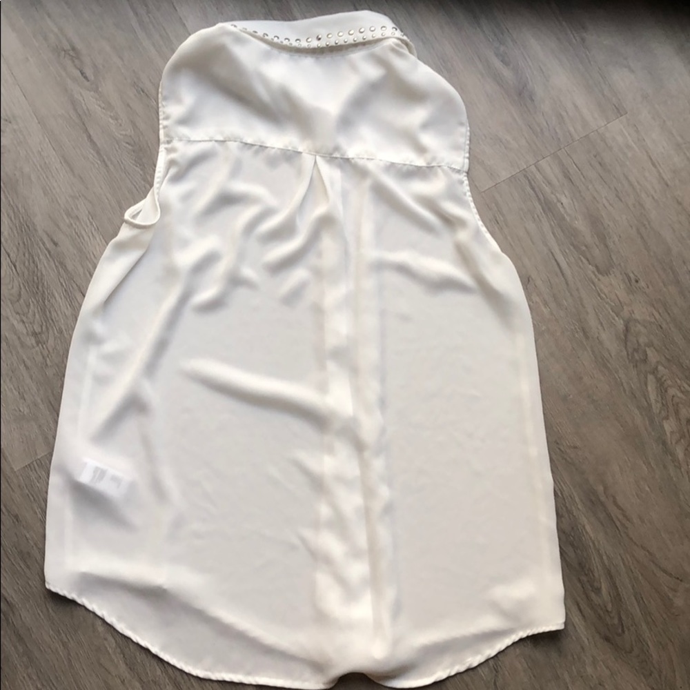 Sheer white button down shirt - Picture 5 of 5